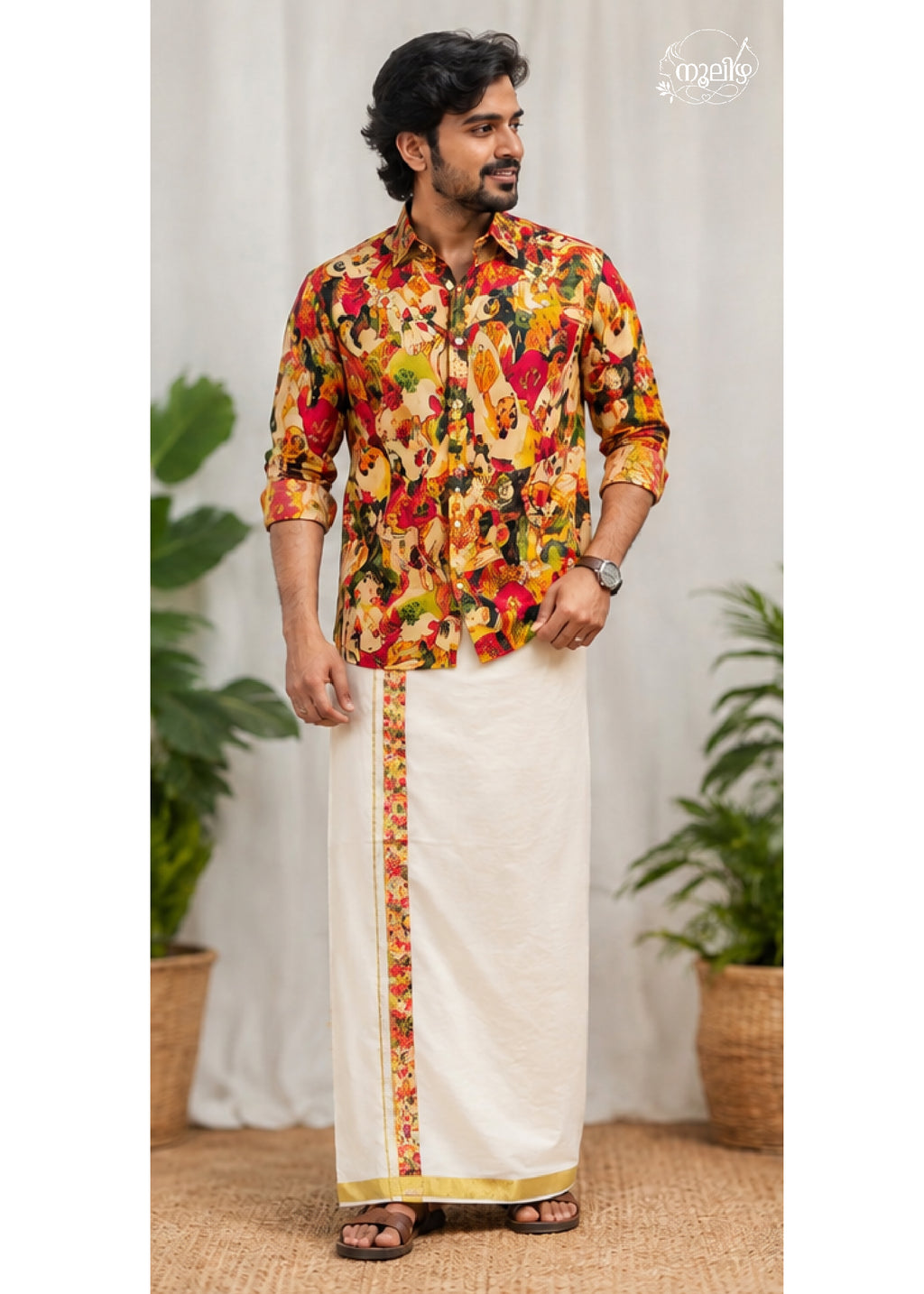 ONAM SPECIAL — Shirt & Mundu Combo