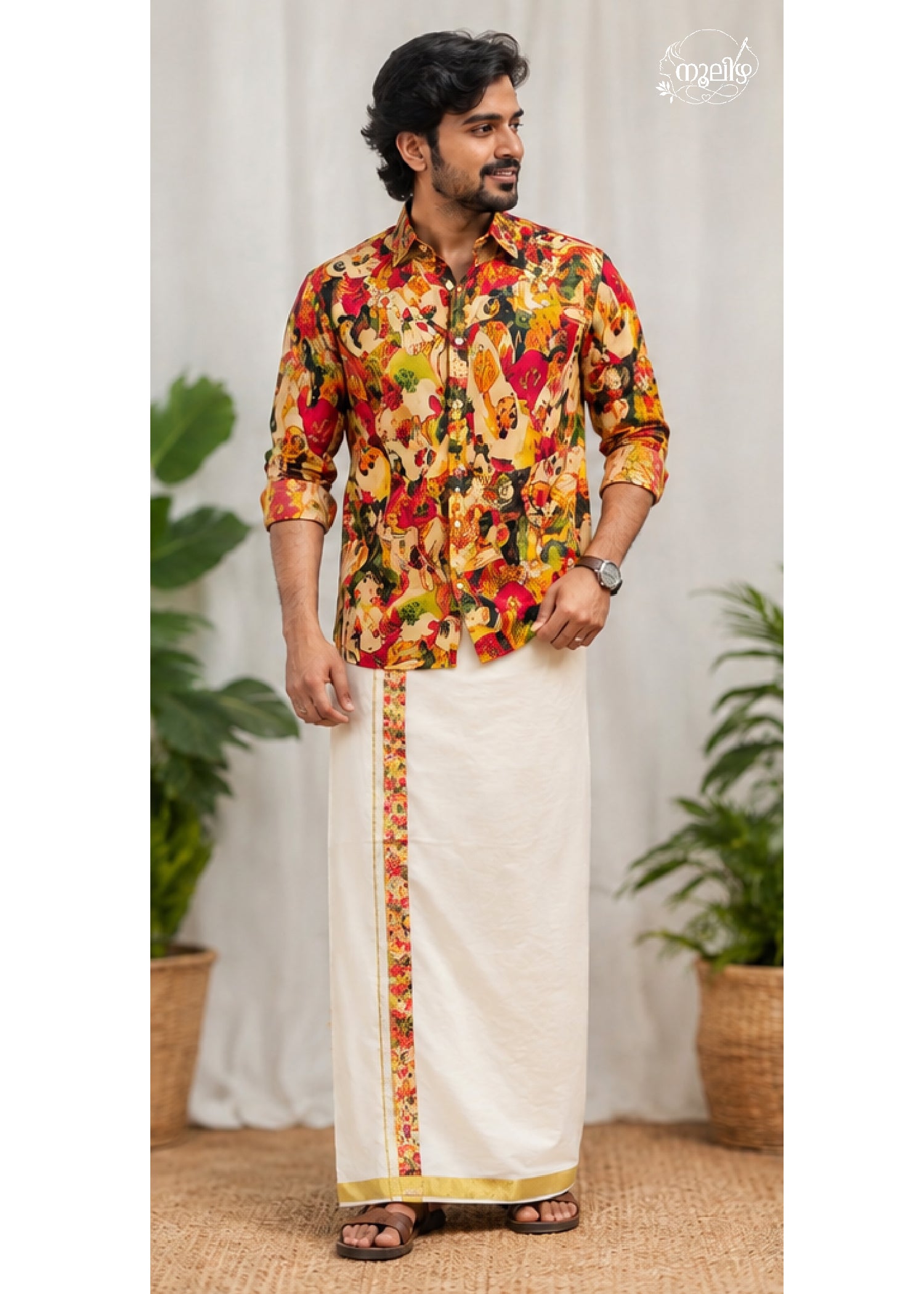 ONAM SPECIAL — Shirt & Mundu Combo