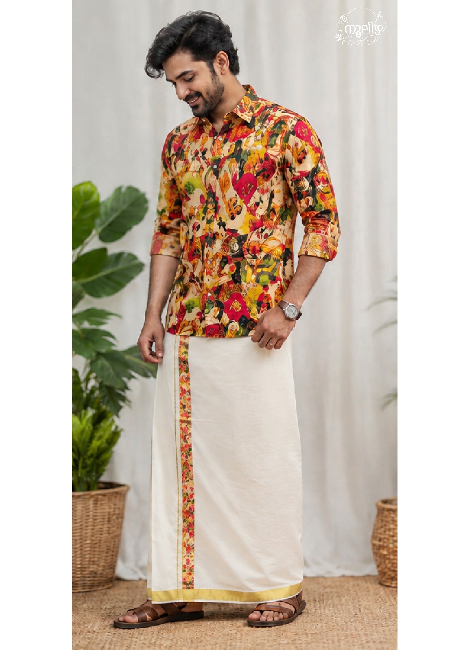 ONAM SPECIAL — Shirt & Mundu Combo