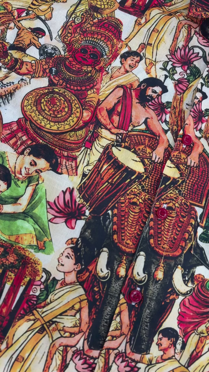 ONAM SPECIAL — Shirt & Mundu Combo