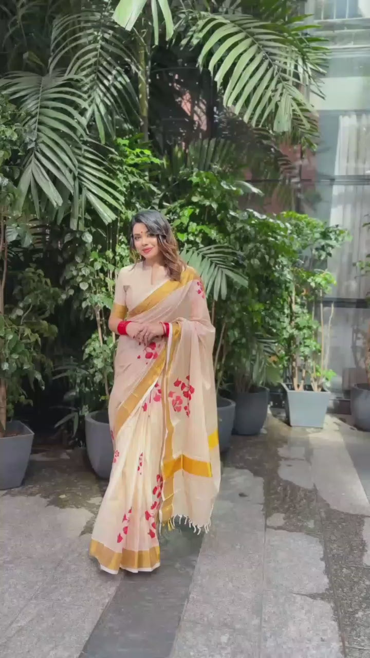 Poomaram saree
