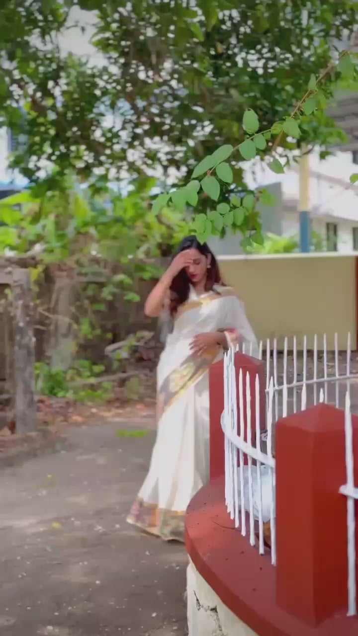 Pochampally border Kerala saree Onam Special