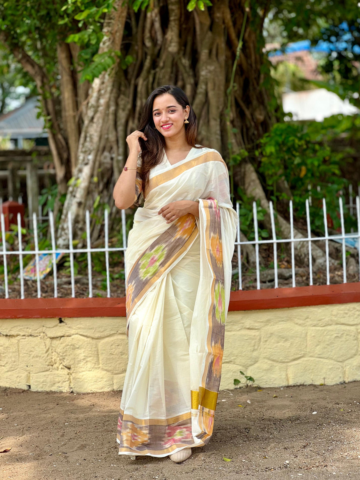 Pochampally border Kerala saree Onam Special