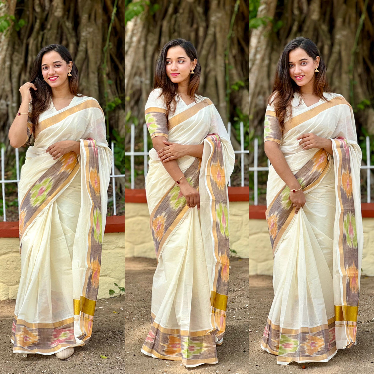 Pochampally border Kerala saree Onam Special